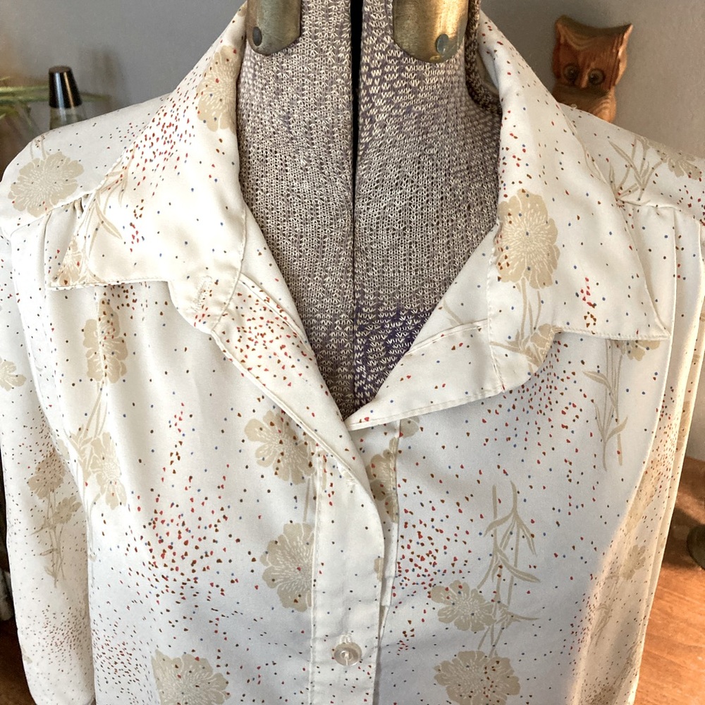 Cadisport vintage long sleeve button down shirt